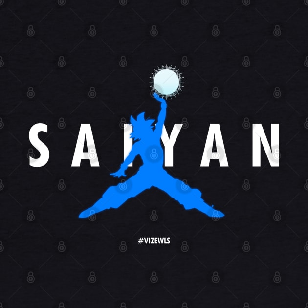 Saiyan Blue Jumpman by Vizewls